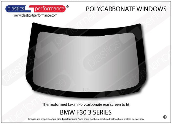 ポリカーボネート ウインドウキット｜BMW F30 3 Series - Sedan（2012〜2018年）