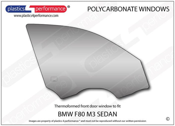 ポリカーボネート ウインドウキット｜BMW F80 M3 3 Series - Sedan（2014〜2019年）