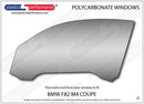 ポリカーボネート 左フロントドアウインドウ｜BMW F82 M4 4 Series - Coupe（2014〜2019年）