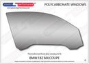 ポリカーボネート 右フロントドアウインドウ｜BMW F82 M4 4 Series - Coupe（2014〜2019年）
