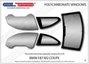 ポリカーボネート ウインドウキット｜BMW F87 2 Series M2 - Coupe（2016〜2021年）