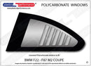 ポリカーボネート ルーバー付きウインドウキット｜BMW F22 2 Series - Coupe（2014〜2021年）
