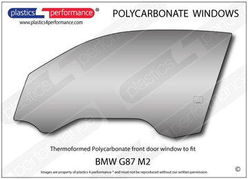 ポリカーボネート 左フロントドアウインドウ｜BMW G87 M2 - Coupe（2022年〜現在）