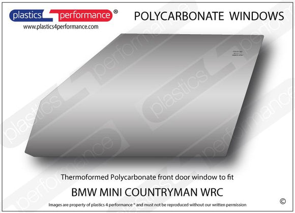 ポリカーボネート ウインドウキット｜MINI Countryman WRC 2