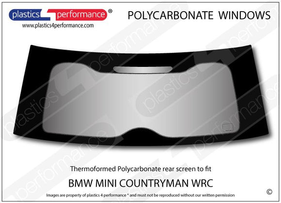 ポリカーボネート ウインドウキット｜MINI Countryman WRC 5