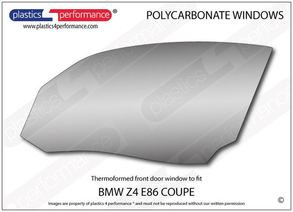 ポリカーボネート ウインドウキット｜BMW Z4 E86 - Coupe（2006〜2008年）
