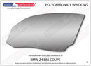 ポリカーボネート 左フロントドアウインドウ｜BMW Z4 E86 - Coupe（2006〜2008年）