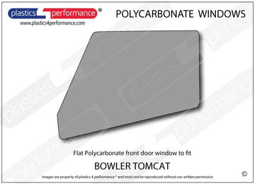 ポリカーボネート 左フロントドアウインドウ｜Bowler Tomcat