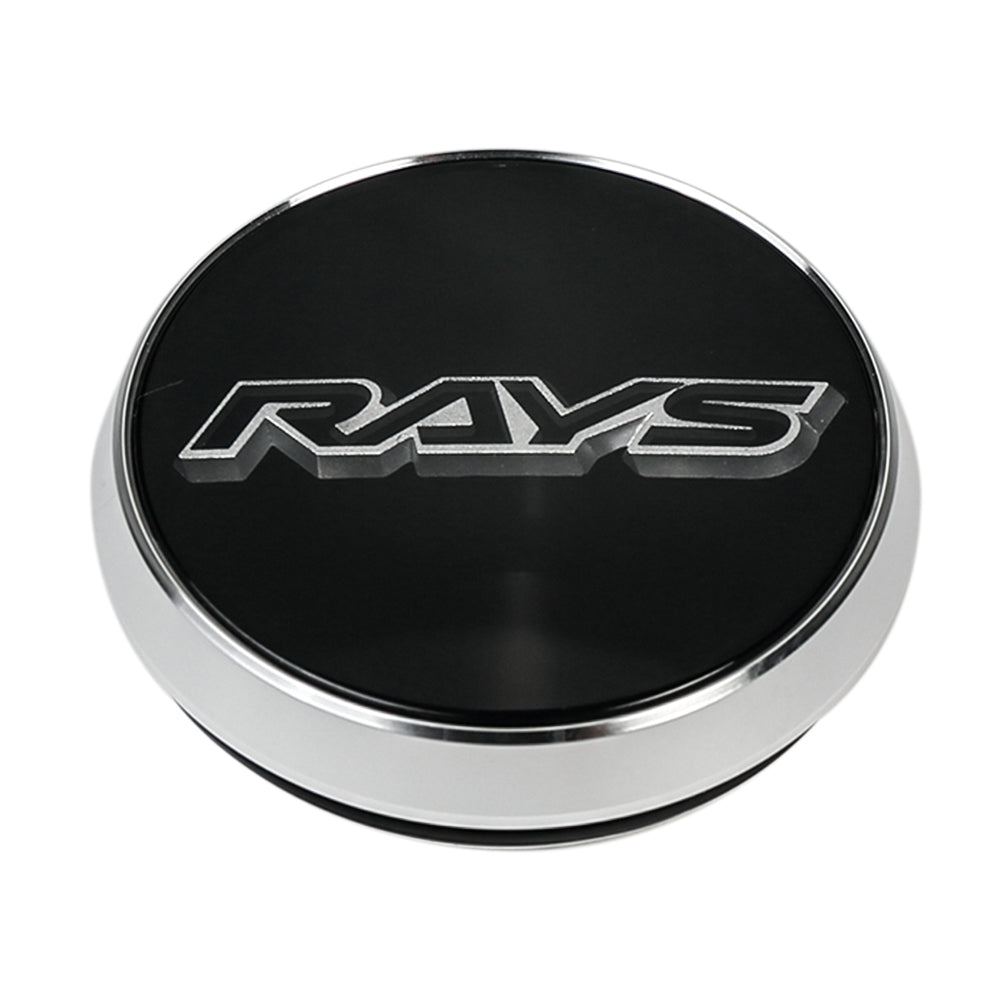 No.2 RAYS Volk Racing VR CAP MODEL-04 BK/Chrome (O-Ring)