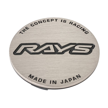 RAYS No.76 GENERAL CAP V3 SL Hairline/BK