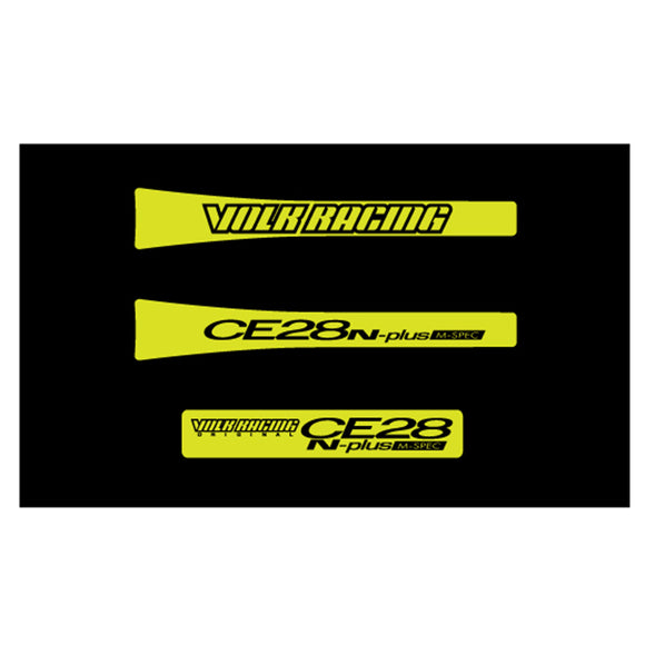 RAYS CE28N-plus M-SPEC STICKER 3PC SET YL