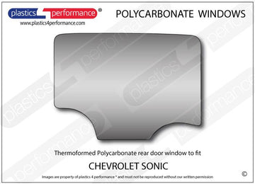 Sonic ポリカーボネート 右リアドアウインドウ｜Chevrolet Sonic 写真1