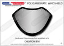 ポリカーボネート フロントウインドスクリーン｜Chevron B16