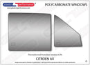 ポリカーボネート 右フロントドアウインドウ｜Citroën AX