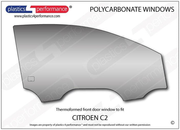 ポリカーボネート ウインドウキット｜Citroën C2