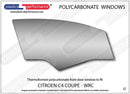 ポリカーボネート ウインドウキット｜Citroën C4 WRC