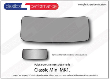 ポリカーボネート リアウインドウ｜Mini MK1 1