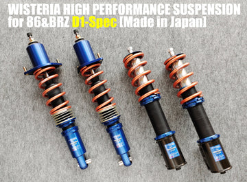 D1-Spec Coilovers for 86/BRZ (ZN6, ZC6, ZN8, ZD8)