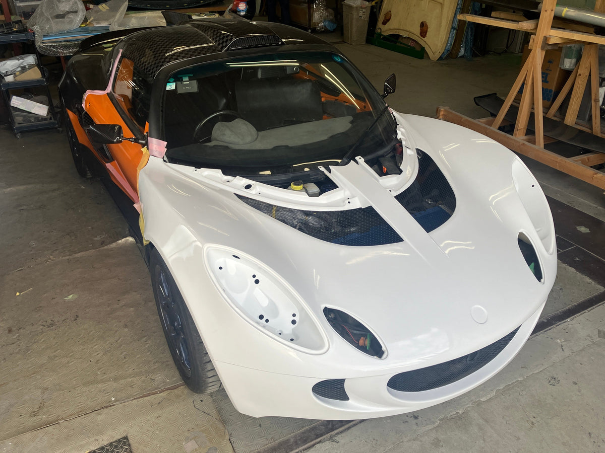 Lotus Exige S2 Front Clamshell FRP OE Style (2004–2009) | Kurumaya ...