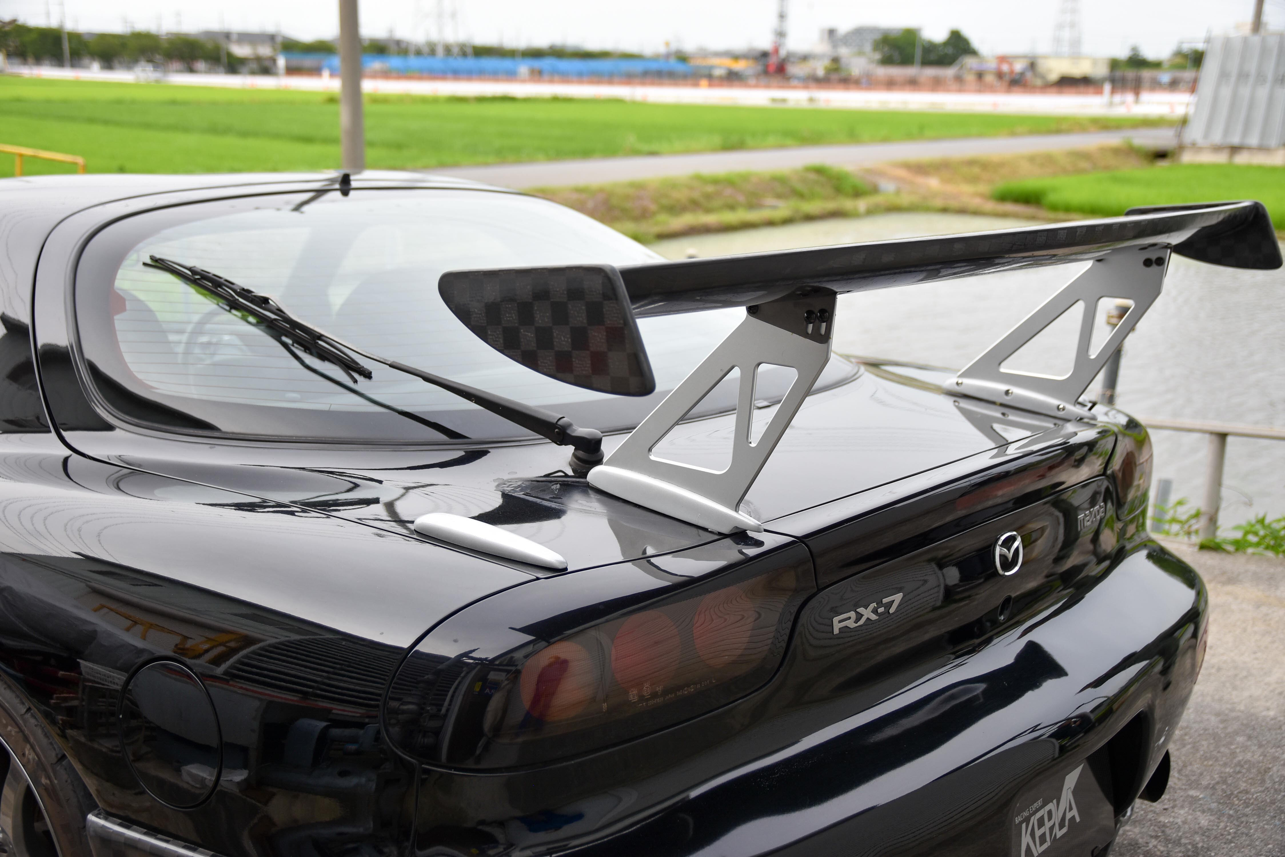 Fc Rx7 Large Rear Wing Rear Wing for RX-7 FD3S (1991–2003) – Kepla Dry Carbon | Kurumaya Tokyo ...