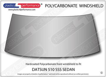 ポリカーボネート フロントウインドスクリーン｜ダットサン 510 SSS Sedan