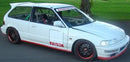 ポリカーボネート 右フロントドアウインドウ｜ホンダ Civic EF - 3dr Hatchback