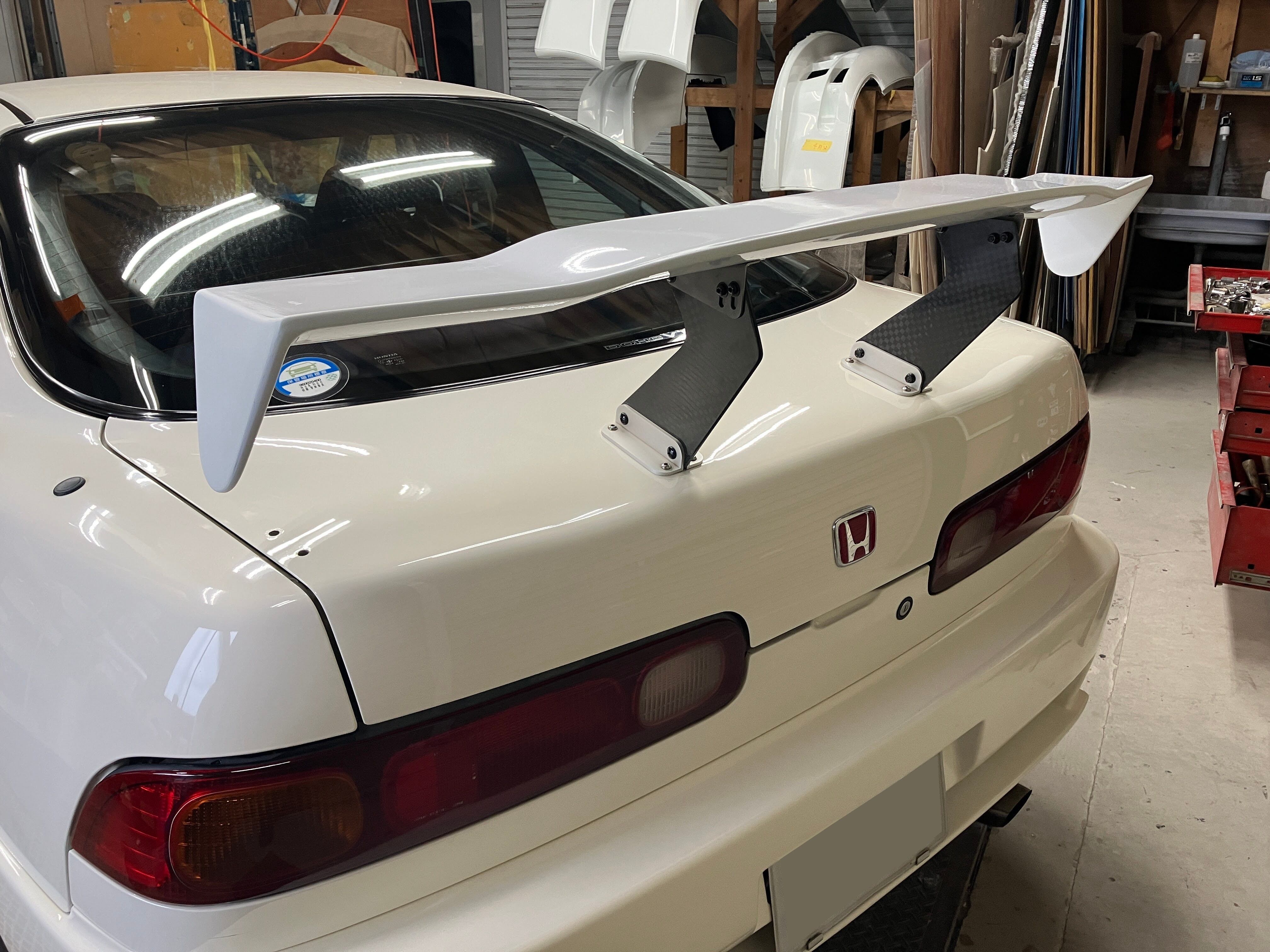 FRP Rear Wing for Honda Integra DC2 (1993–2001) | Dry Carbon Stays