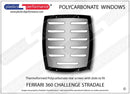 ポリカーボネート リアウインドウ｜Ferrari 360 Challenge Stradale