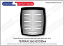 ポリカーボネート リアウインドウ｜Ferrari 360 Modena