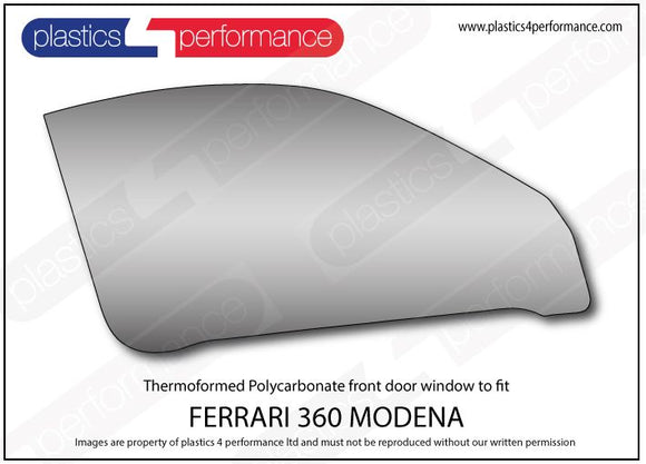 ポリカーボネート ウインドウキット｜Ferrari 360 Modena