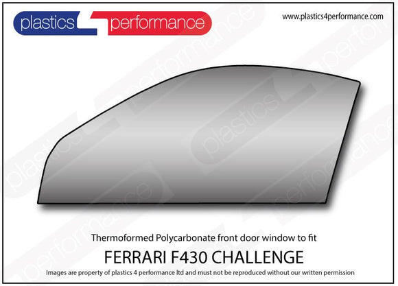 ポリカーボネート ウインドウキット｜Ferrari F430 Challenge