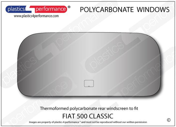 ポリカーボネート ウインドウキット｜Fiat 500 Classic