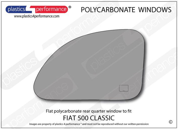 ポリカーボネート ウインドウキット｜Fiat 500 Classic