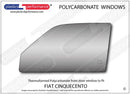 ポリカーボネート ウインドウキット｜Fiat Cinquecento