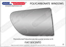 ポリカーボネート 右リアクォーターウインドウ｜Fiat Seicento