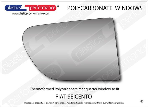 ポリカーボネート ウインドウキット｜Fiat Seicento