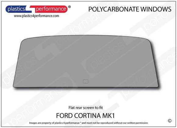 ポリカーボネート ウインドウキット｜Ford / Lotus Cortina MK1 8