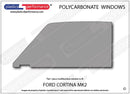 ポリカーボネート ウインドウキット｜Ford Cortina MK2（1966〜1970年） 1