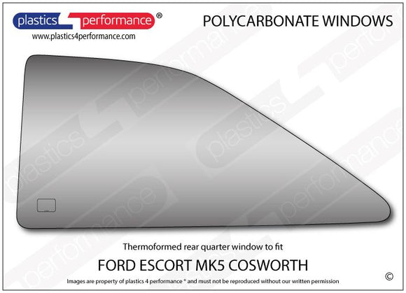 ポリカーボネート ウインドウキット｜Ford Escort MK5/ Cosworth（1990〜1997年） 5