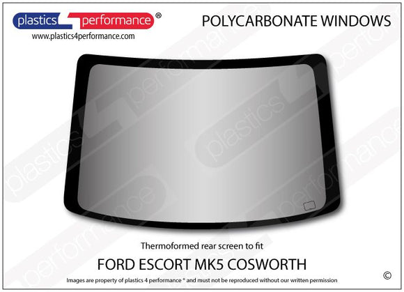 ポリカーボネート ウインドウキット｜Ford Escort MK5/ Cosworth（1990〜1997年） 7