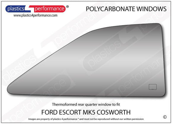 ポリカーボネート ウインドウキット｜Ford Escort MK5/ Cosworth（1990〜1997年） 8