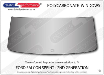 ポリカーボネート リアウインドウ｜Ford Falcon Sprint - 2nd Generation 1