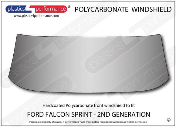 ポリカーボネート フロントウインドスクリーン｜Ford Falcon Sprint - 2nd Generation 1