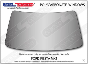 ポリカーボネート フロントウインドスクリーン｜Ford Fiesta MK1（1976〜1983年） 1