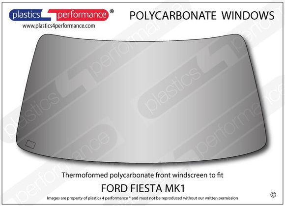 ポリカーボネート フロントウインドスクリーン｜Ford Fiesta MK1（1976〜1983年） 1