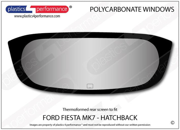 ポリカーボネート ウインドウキット｜Ford Fiesta Mk7 - 5dr Hatchback（2008〜2019年） 4