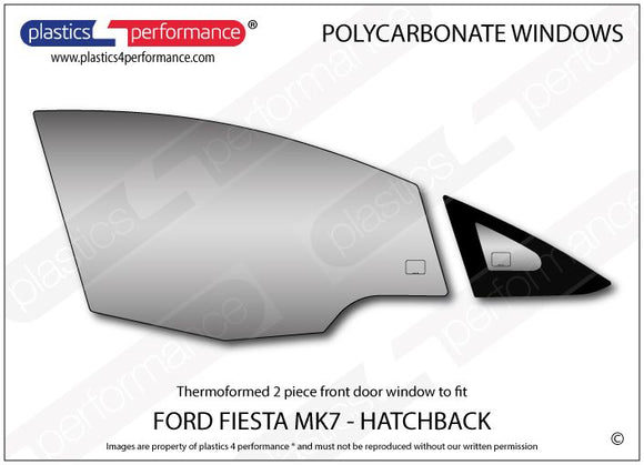 ポリカーボネート ウインドウキット｜Ford Fiesta Mk7 - 5dr Hatchback（2008〜2019年） 3