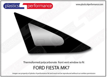 ポリカーボネート 右フロントベントウインドウ｜Ford Fiesta MK7 - 3dr Hatchback（2008〜2017年） 1