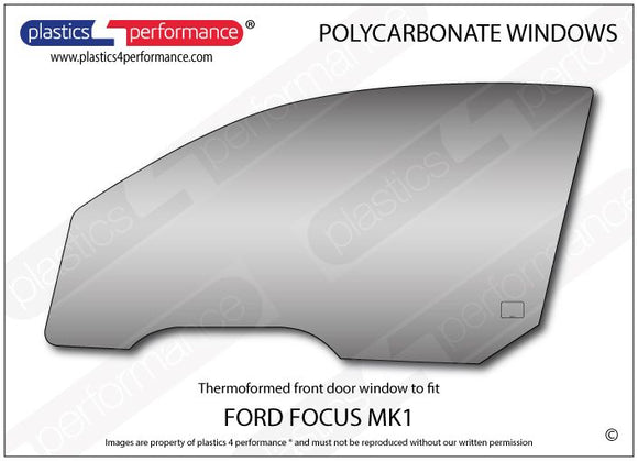 ポリカーボネート ウインドウキット｜Ford Focus MK1 - 3dr Hatchback（1998〜2004年） 3