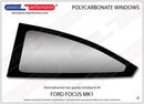 ポリカーボネート ウインドウキット｜Ford Focus MK1 - 3dr Hatchback（1998〜2004年） 4